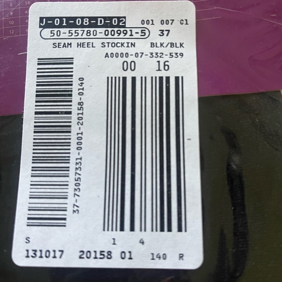 L’Agent Provocateur New in package seem heel stockings black - Picture 3 of 4